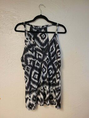 Women's Black & White Size Large Summer Top by Neva